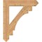 Ekena Millwork Merced Arts & Crafts Smooth Bracket, Western Red Cedar, 5 1/2"W x 34"D x 40"H BKT06X34X40MRC03SWR - alternate 4